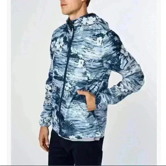 Sunrise Kingdom BLUE Tropical Men's
Lightweight Windbreaker - Picture 1 of 9